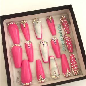 Authentic custom press on nail